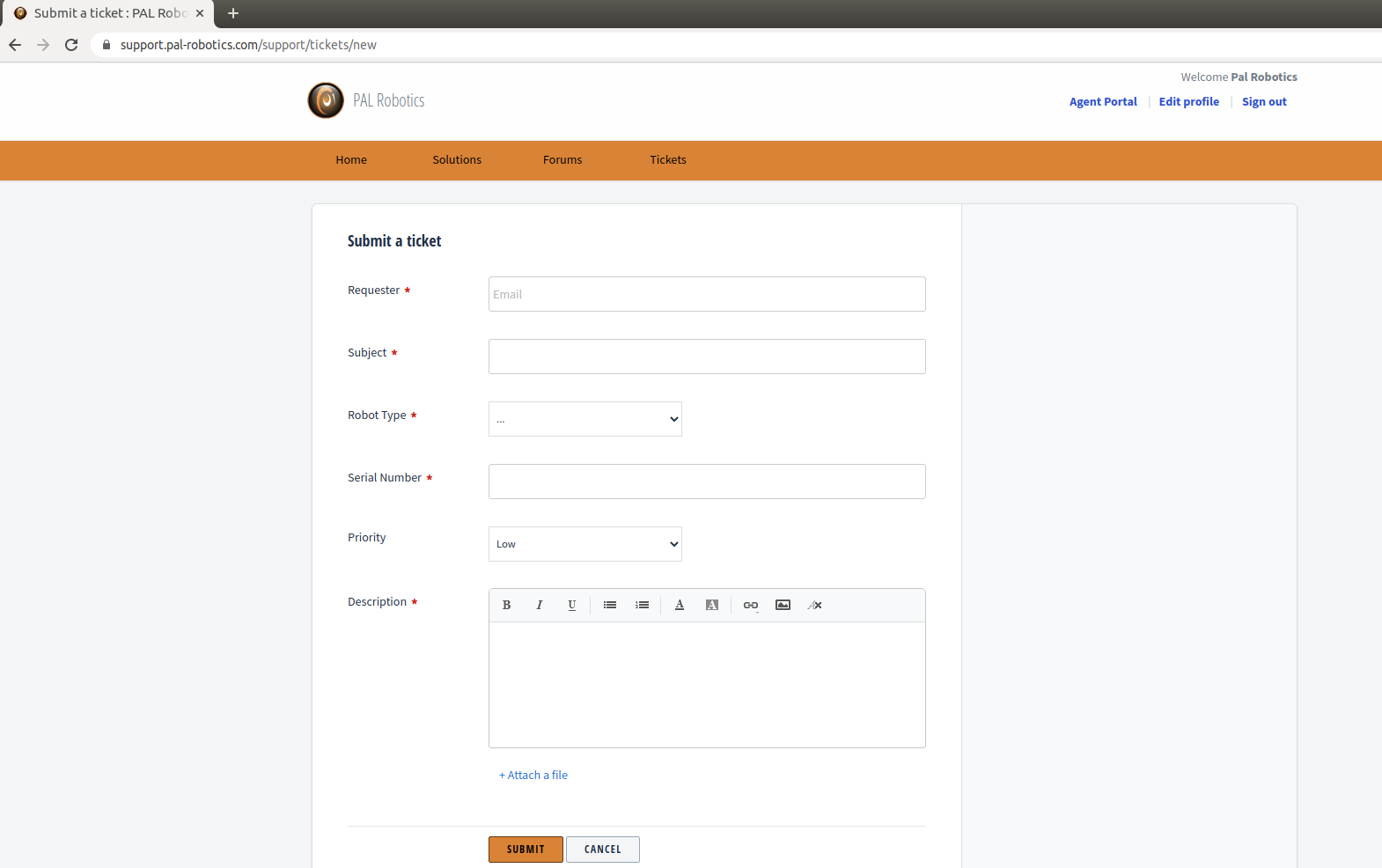 Ticket creation